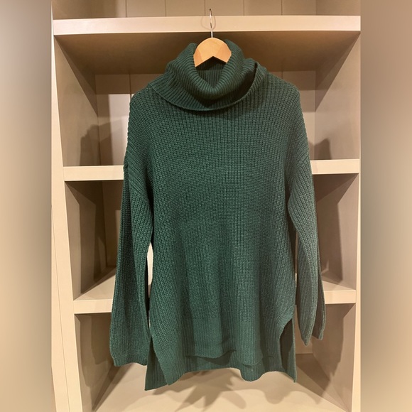 VERO MODA Sayla Cowl Neck Tunic Sweater - Picture 2 of 5